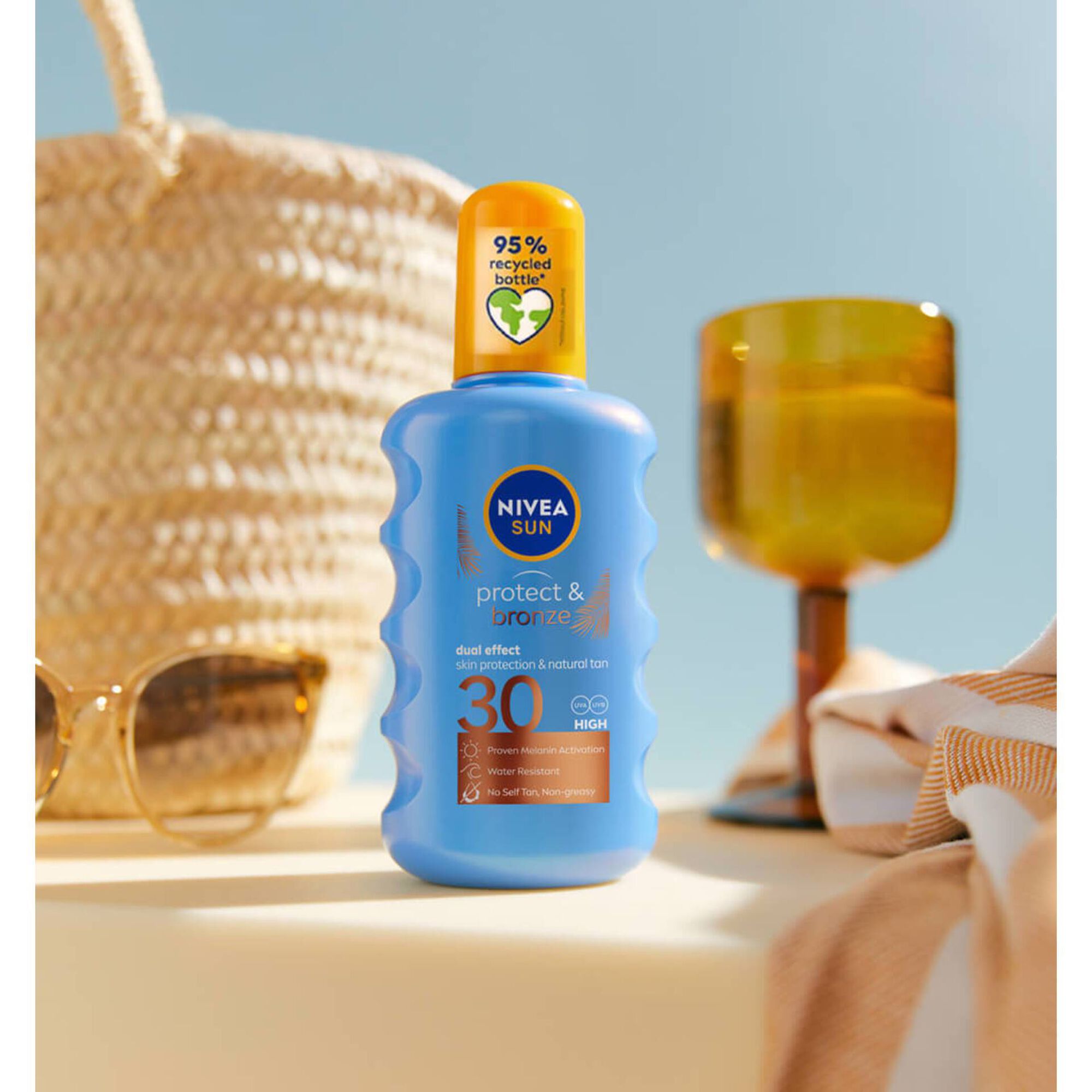 Protetor Solar Spray Protect & Bronze FPS 30 Nivea Sun