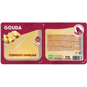 Queijo Gouda Fatiado
