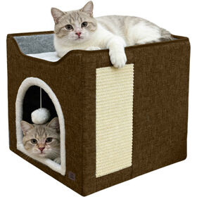 Arranhador para Gato Casa Castanho Lupi Linx