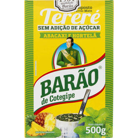 Erva-Mate Terer&eacute; Abacaxi e Hortel&atilde; Bar&atilde;o