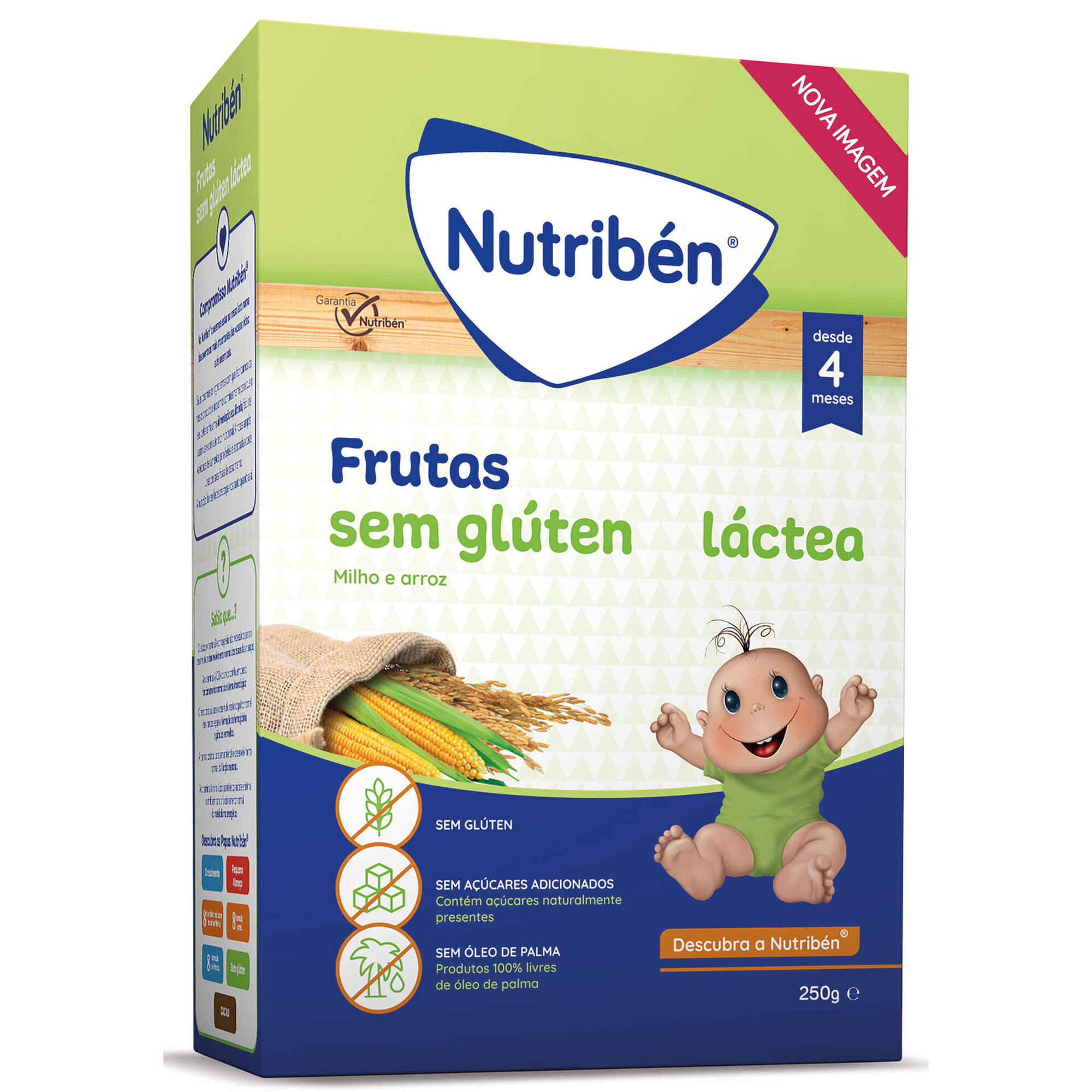 Farinha Láctea Frutas +4M sem Glúten