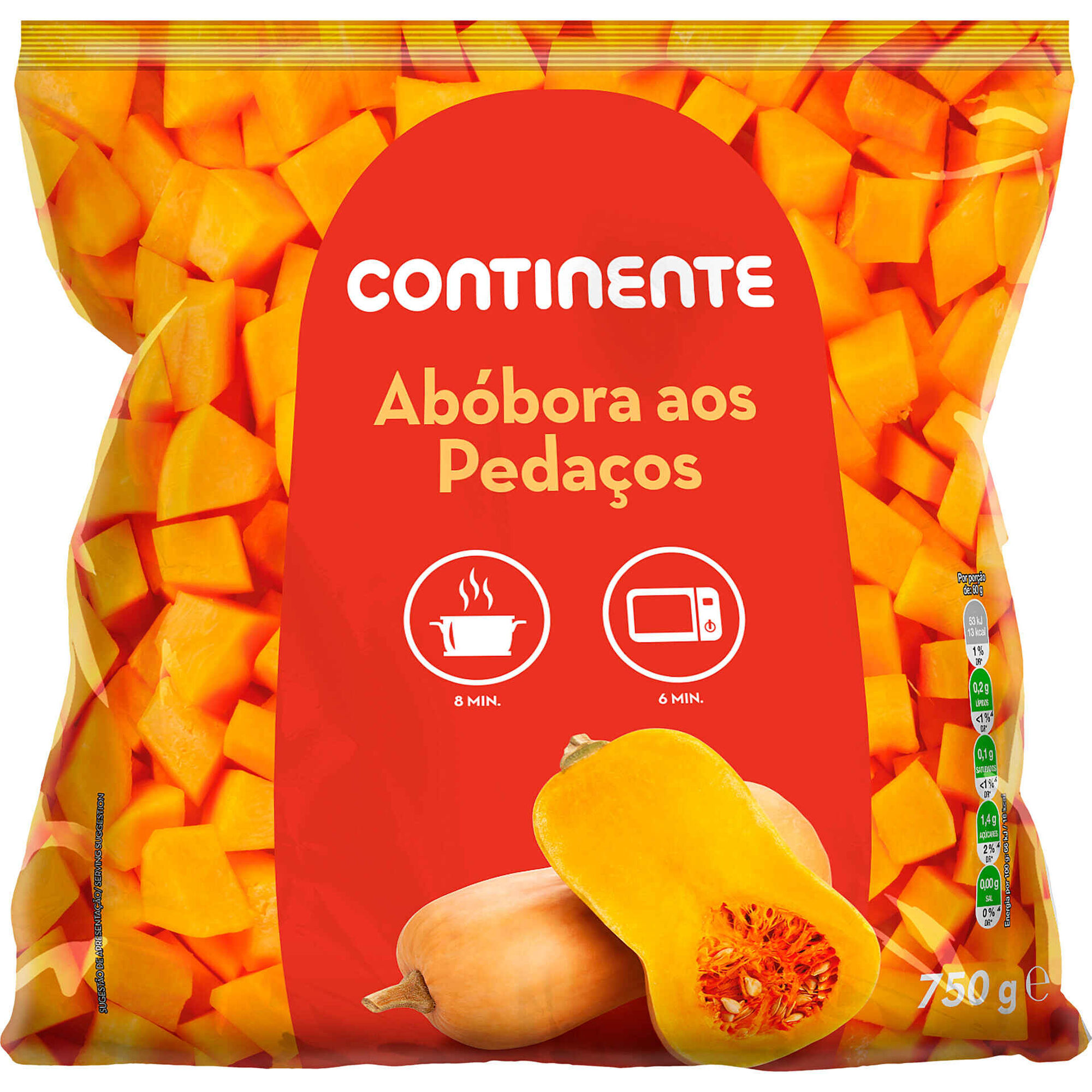 Abóbora aos Pedaços