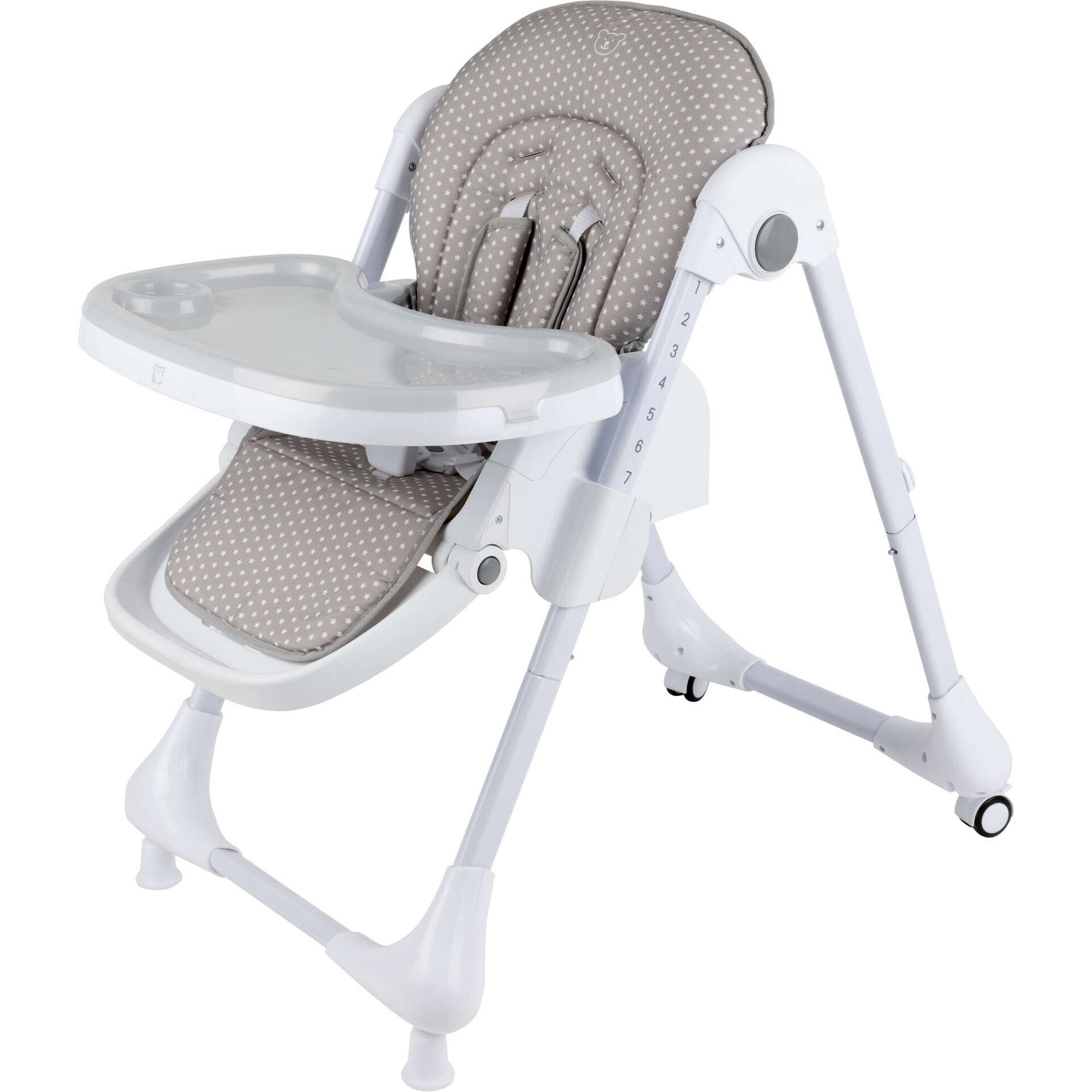 Cadeira de Refeição Cinza Ursinho