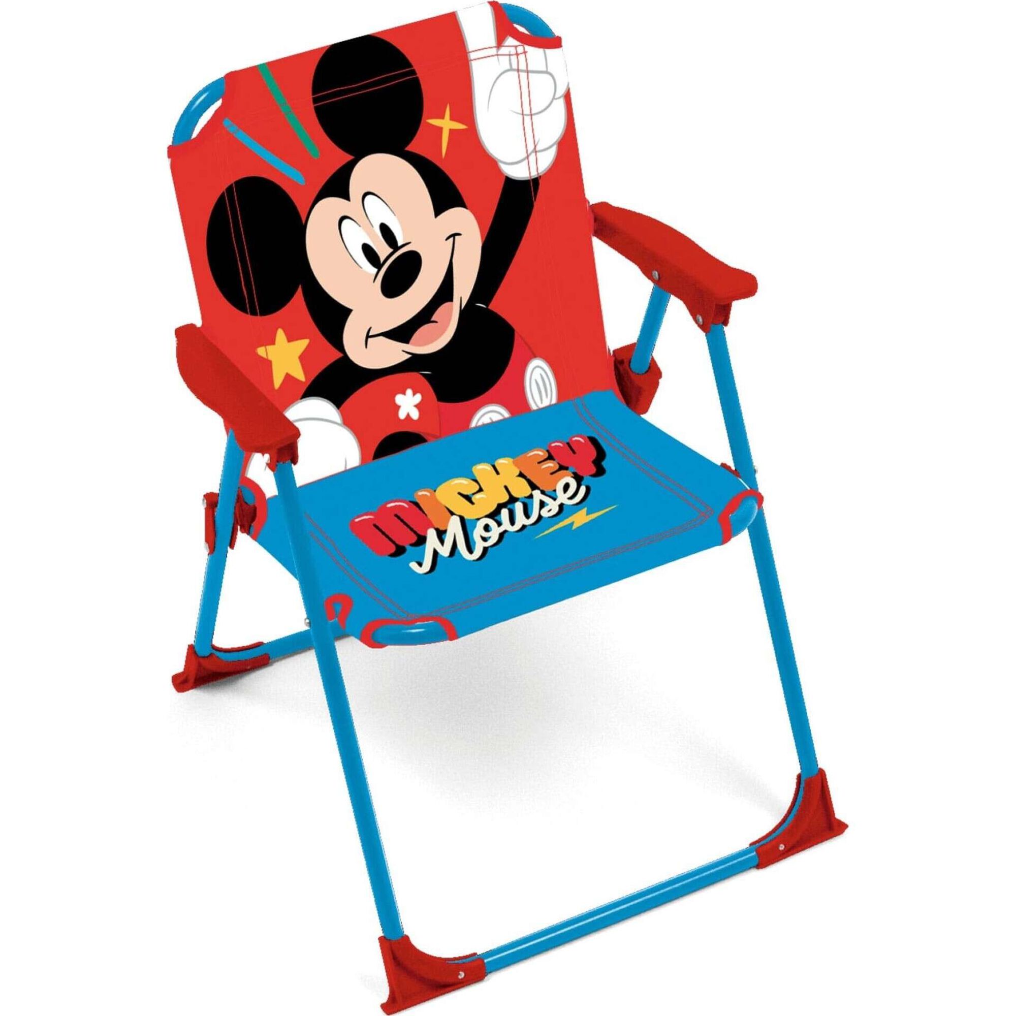Cadeira Dobrável com Braços Disney Mickey