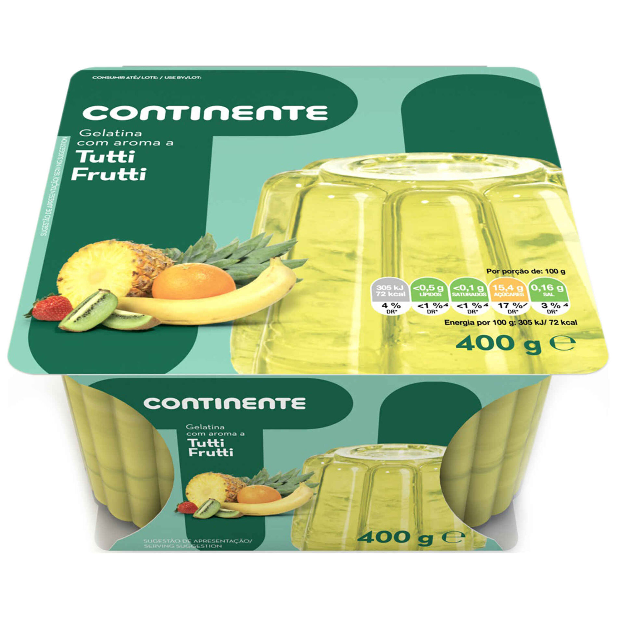 Gelatina Pronta Tutti Frutti Gelatina Pronta Tutti Frutti