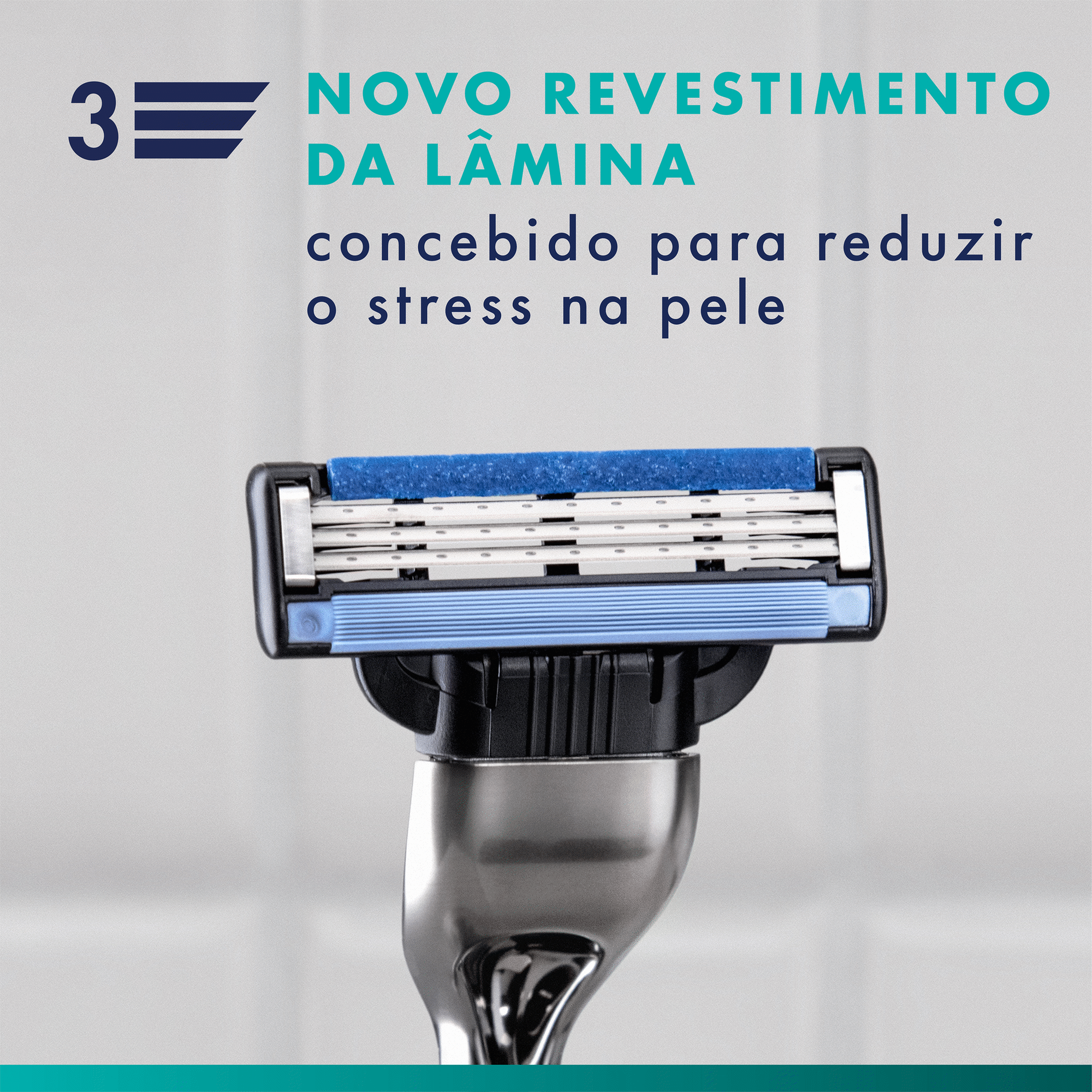 M&aacute;quina de Barbear Mach3 com 1 Recarga Gillette