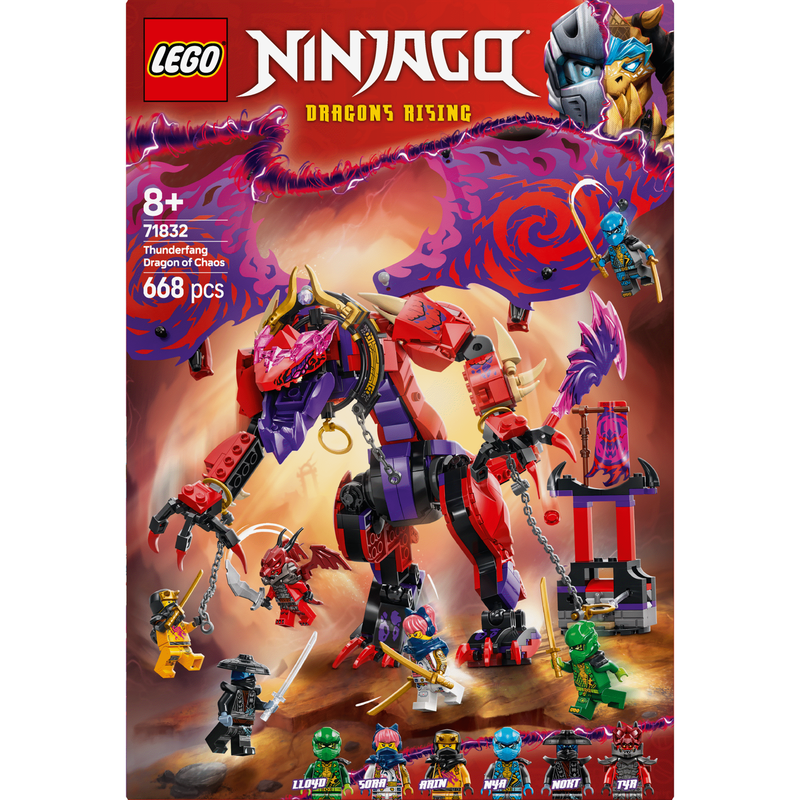 LEGO Ninjago - Presa do Trovão – Dragão do Caos - 71832