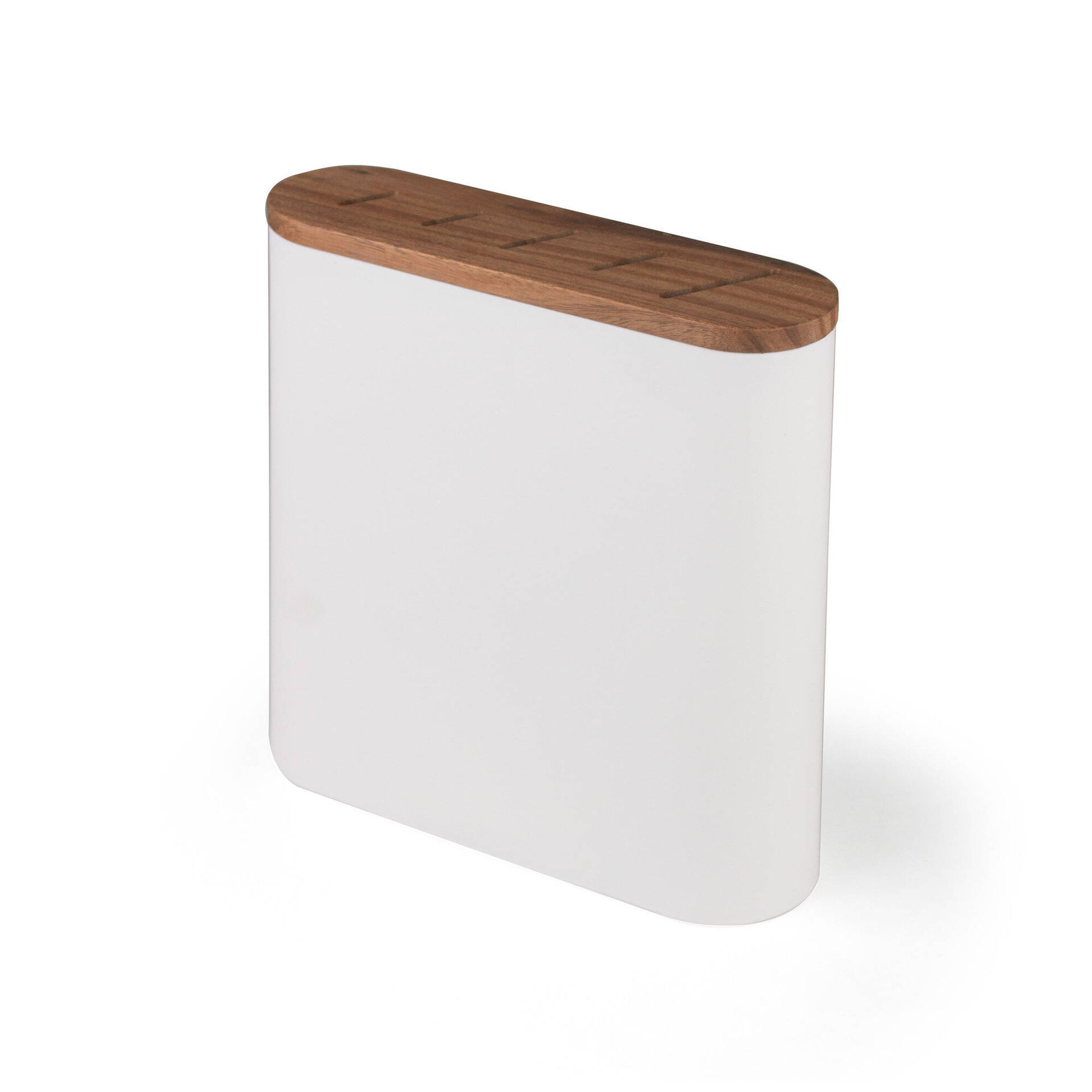 Conjunto 5 Facas com Suporte Branco