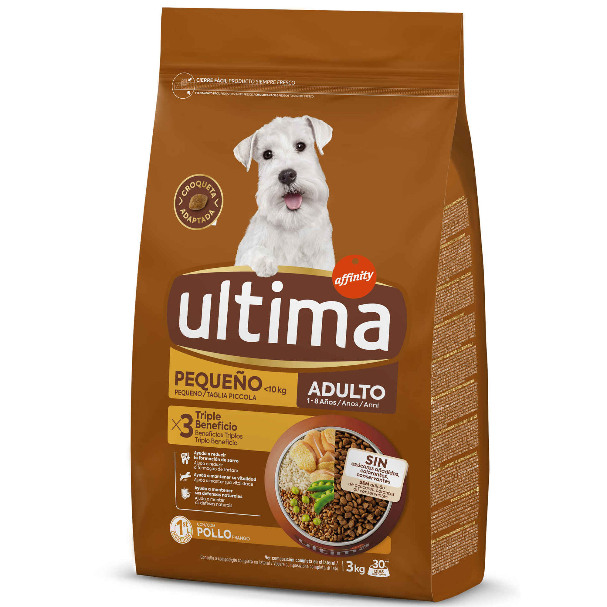 Ração para Cão Adulto Mini Frango e Arroz Ração para Cão Adulto Mini Frango e Arroz