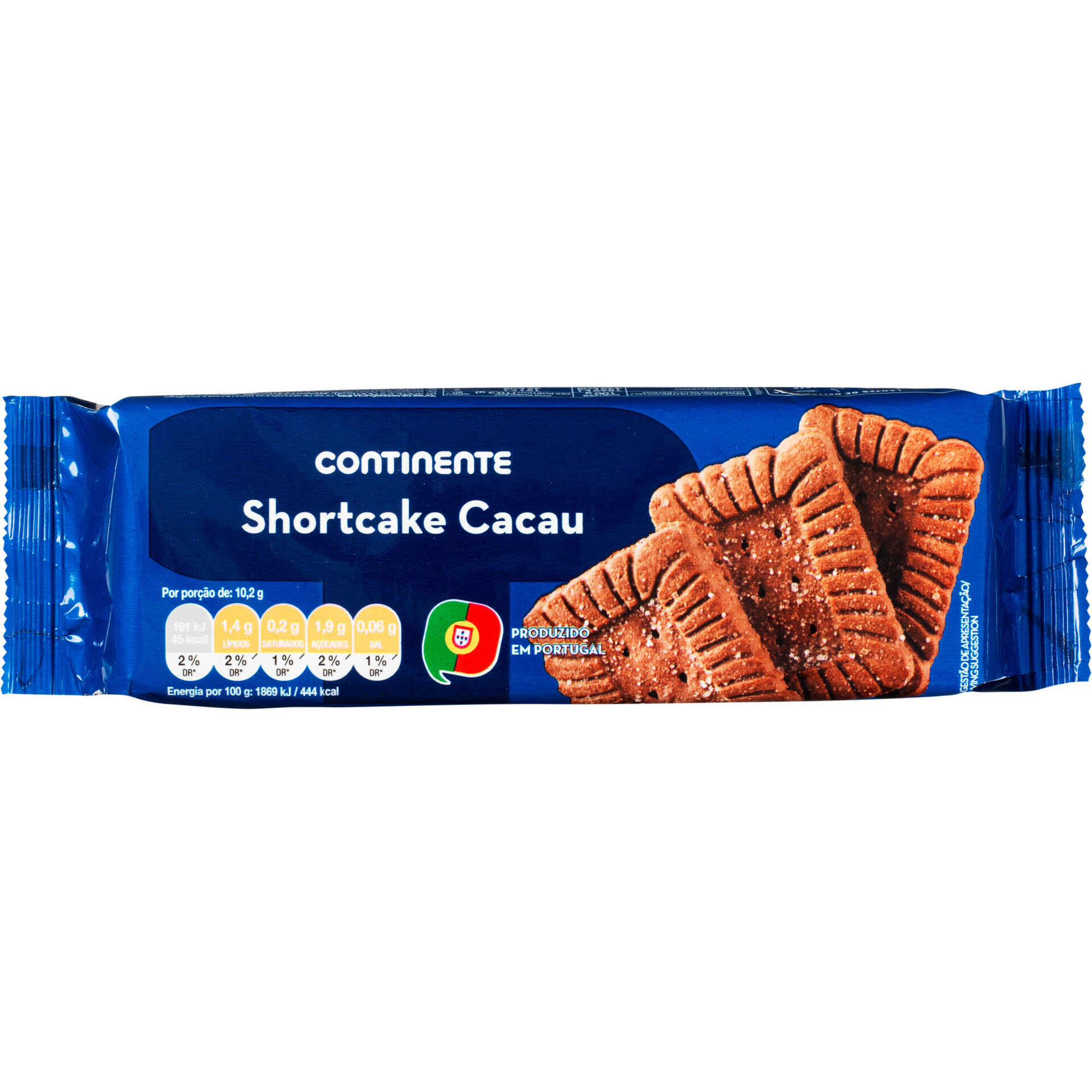 Bolachas Shortcake de Chocolate
