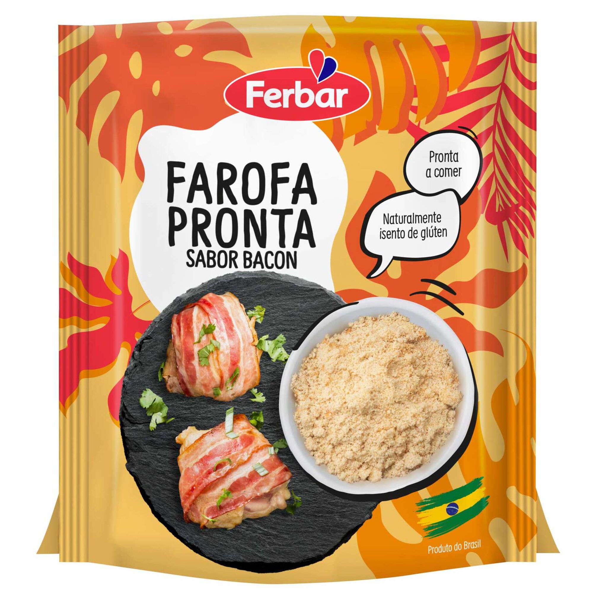 Farofa Sabor Bacon sem Glúten