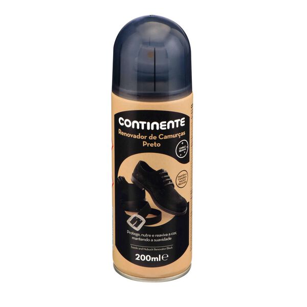 Spray Renovador Camurças Preto Continente
