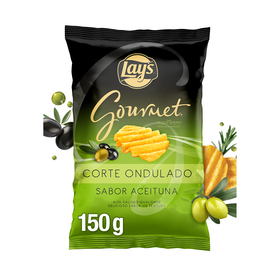 Batata Frita Gourmet Azeitona Corte Ondulado Lay's Gourmet