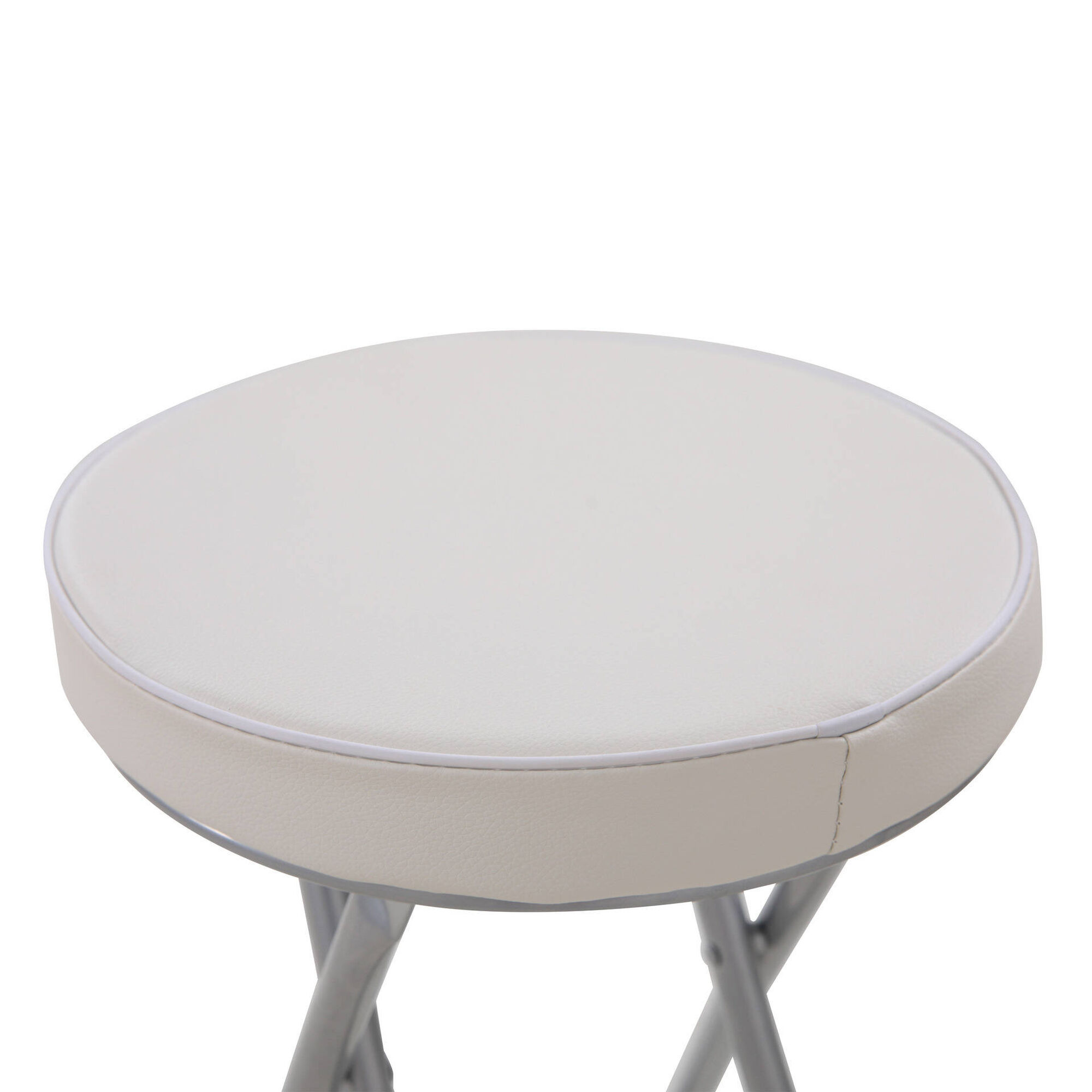 Banco Dobr&aacute;vel Almofadado Branco Turim Kasa