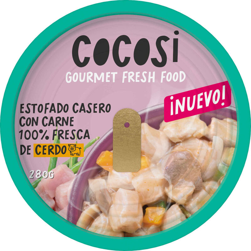 Comida Húmida para Cão Adulto Estufado de Porco Cocosi