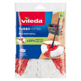 Recarga Esfregona Microfibras Balde com Pedal Extra Vileda