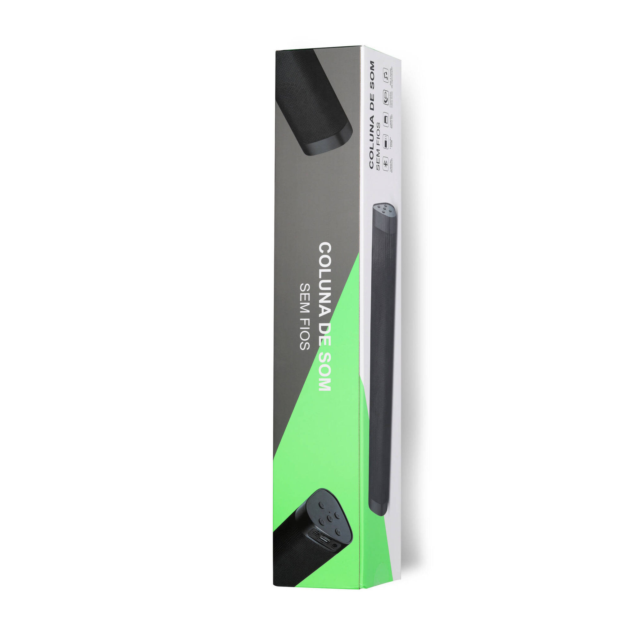 Coluna sem Fios Bluetooth 5.0 5W Bazar&atilde;o