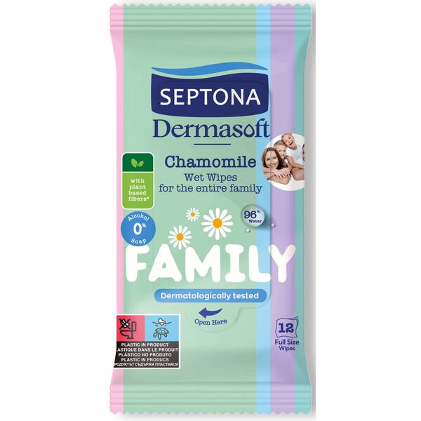 Toalhitas Bebé Dermasoft Family Septona