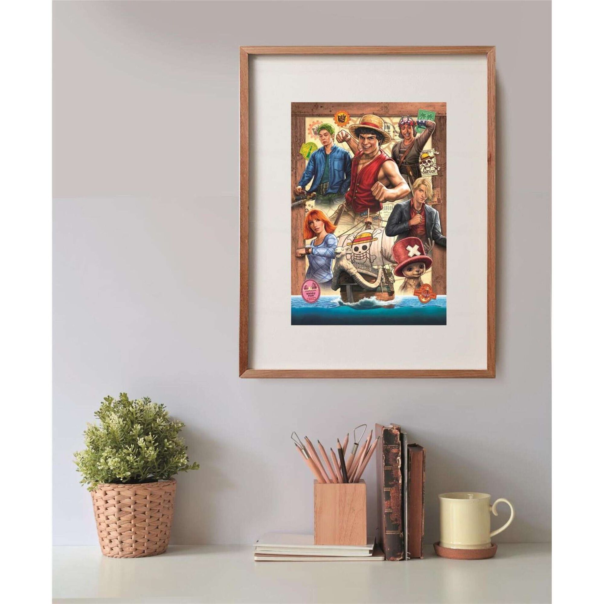 Clementoni - Puzzle One Piece Netflix 300 Pe&ccedil;as