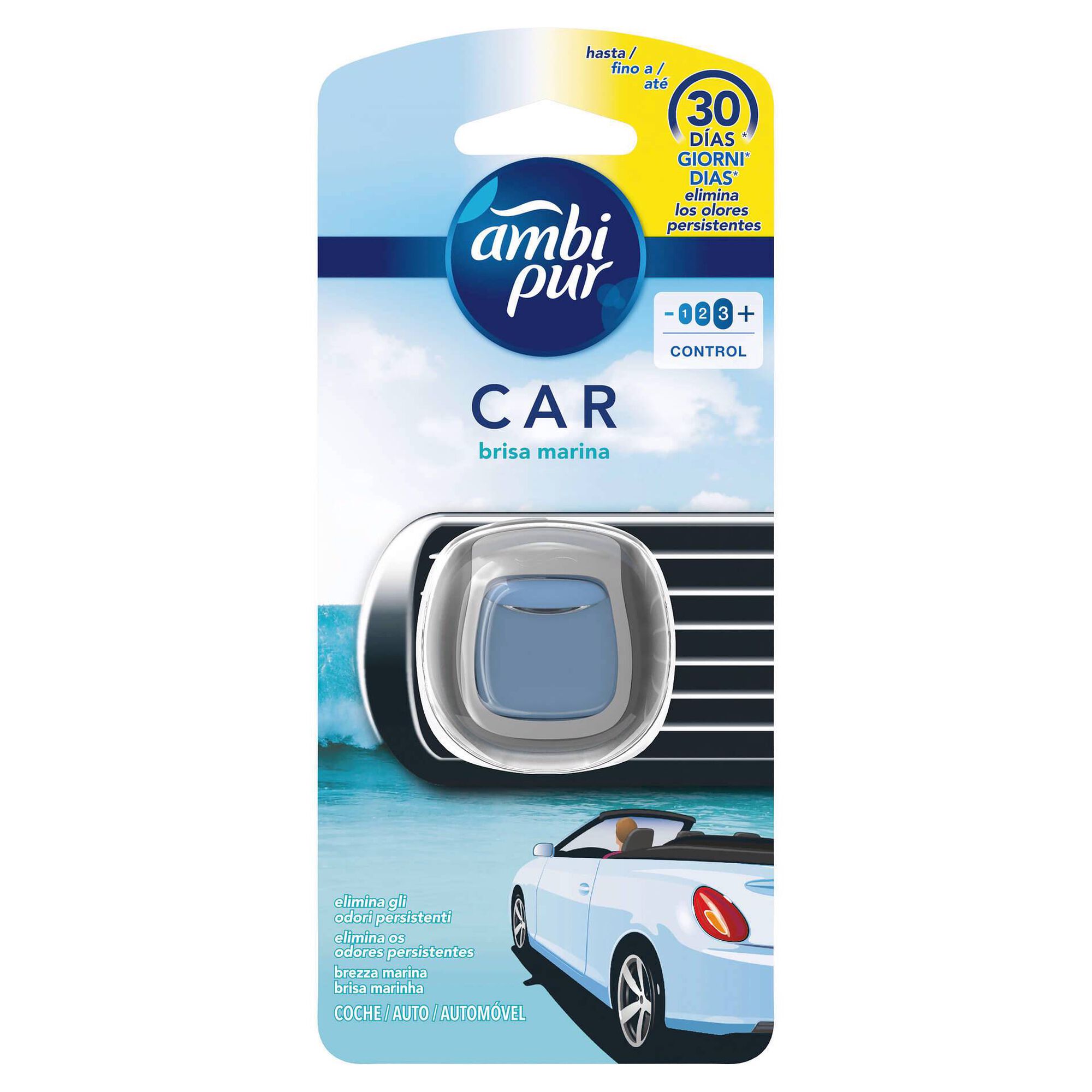 Ambientador Auto Encaixar Gel Brisa Marinha