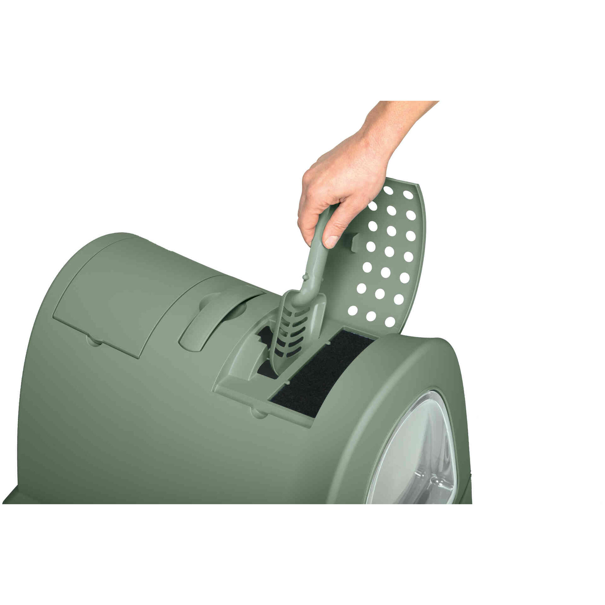 Caixa de Areia para Gato Verde Imac