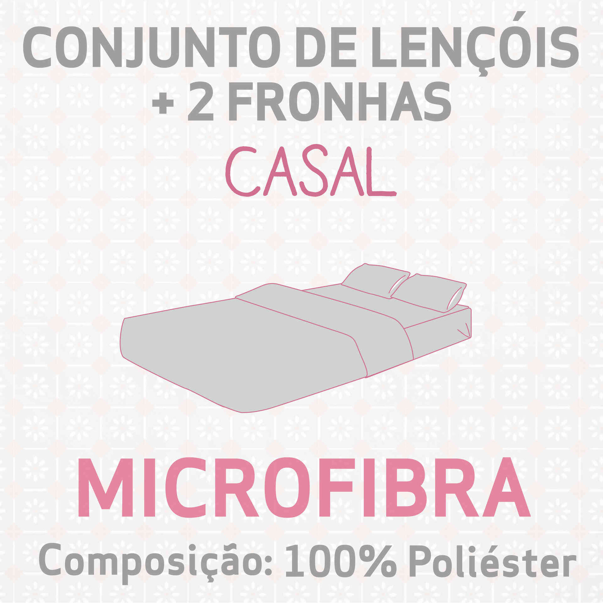 Conjunto Lençóis Microfibra