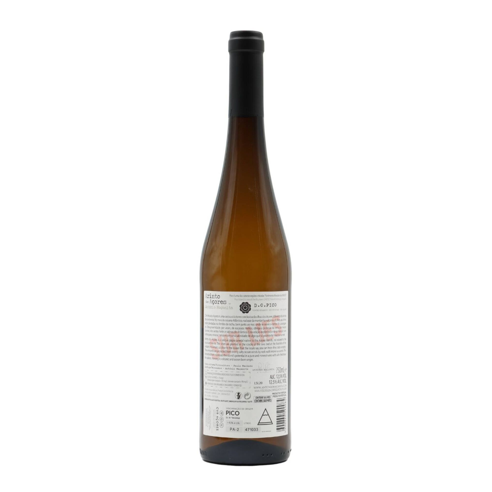 Azores Wine Company Arinto Sur Lies Vinho Branco A&ccedil;ores