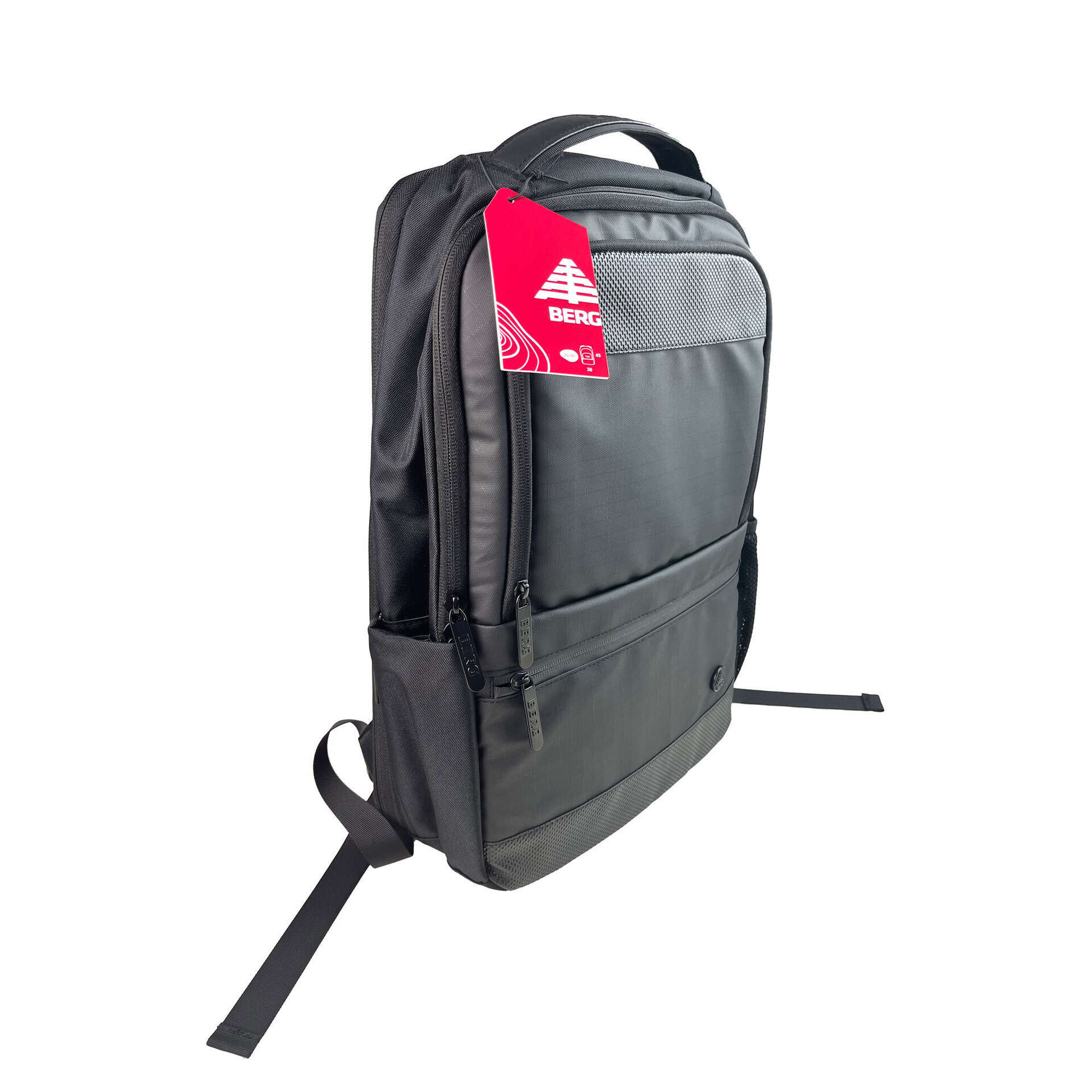 Mochila de Escrit&oacute;rio Expans&iacute;vel 20-30L Preta