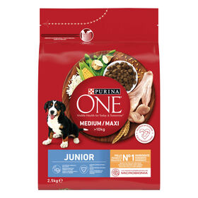 Ra&ccedil;&atilde;o para C&atilde;o J&uacute;nior M&eacute;dio e Maxi Frango e Arroz Purina One
