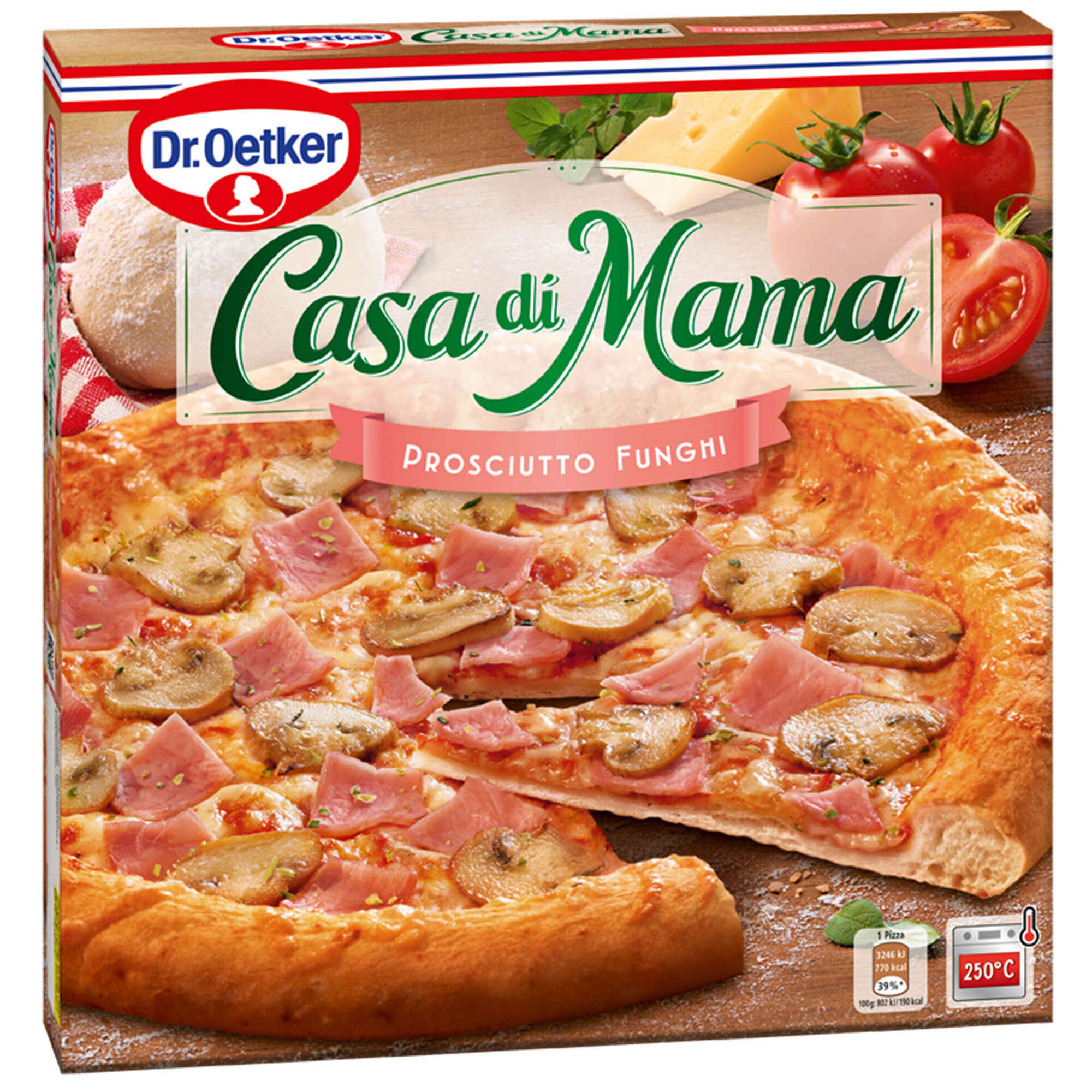 Pizza Casa di Mama de Fiambre e Cogumelos Pizza Casa di Mama de Fiambre e Cogumelos