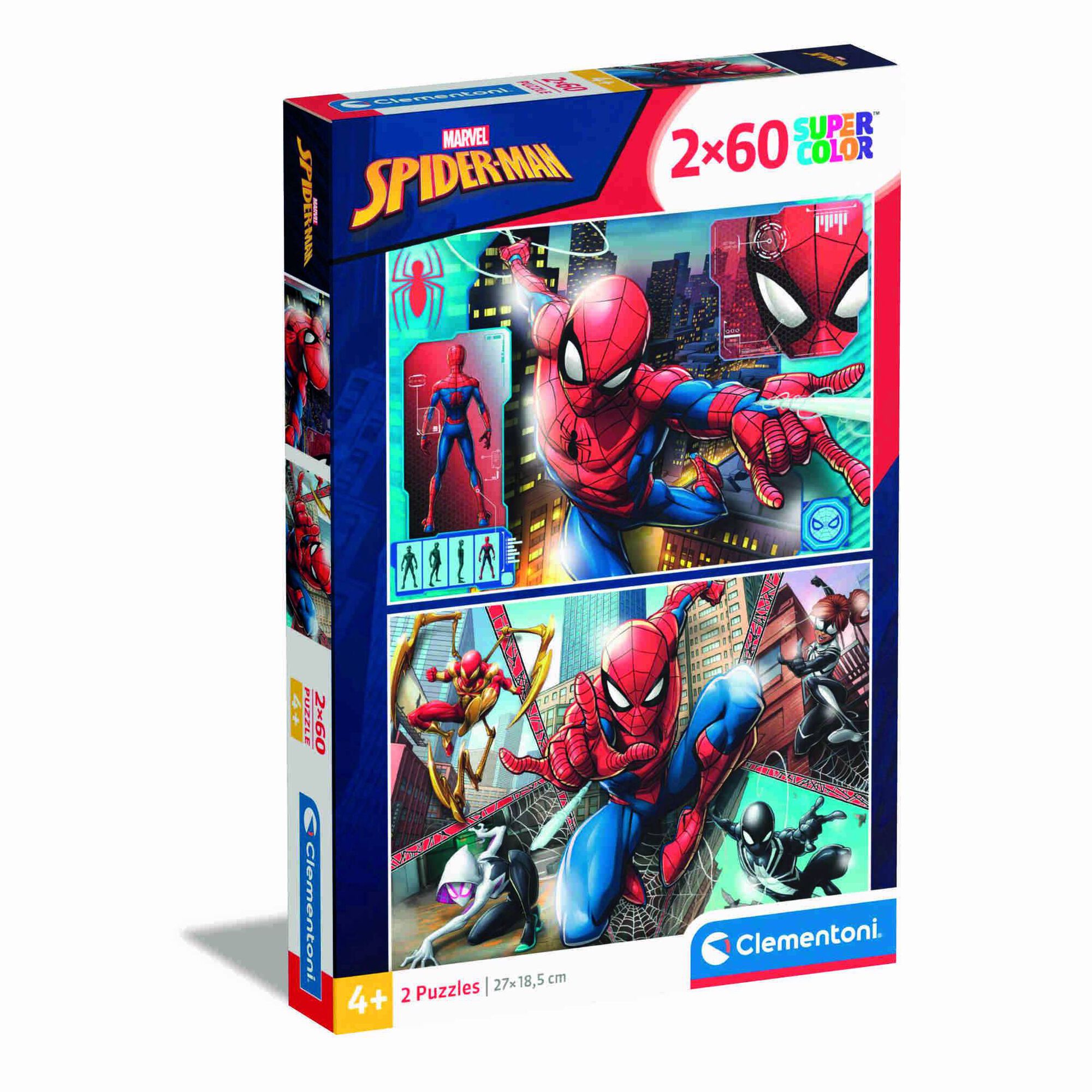 Puzzle Spider-Man 2X60 Peças