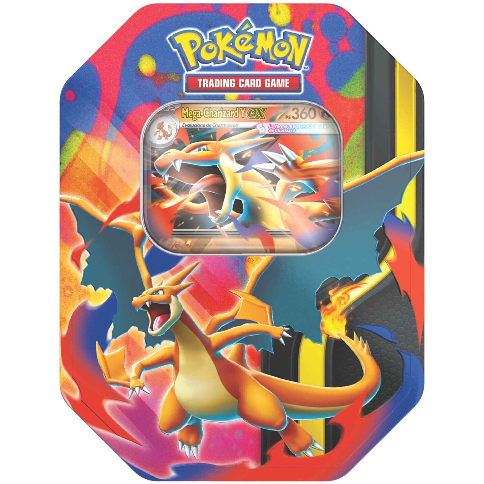 Pok&eacute;mon - Cartas TCG: Mega Charizard Ex-Tin