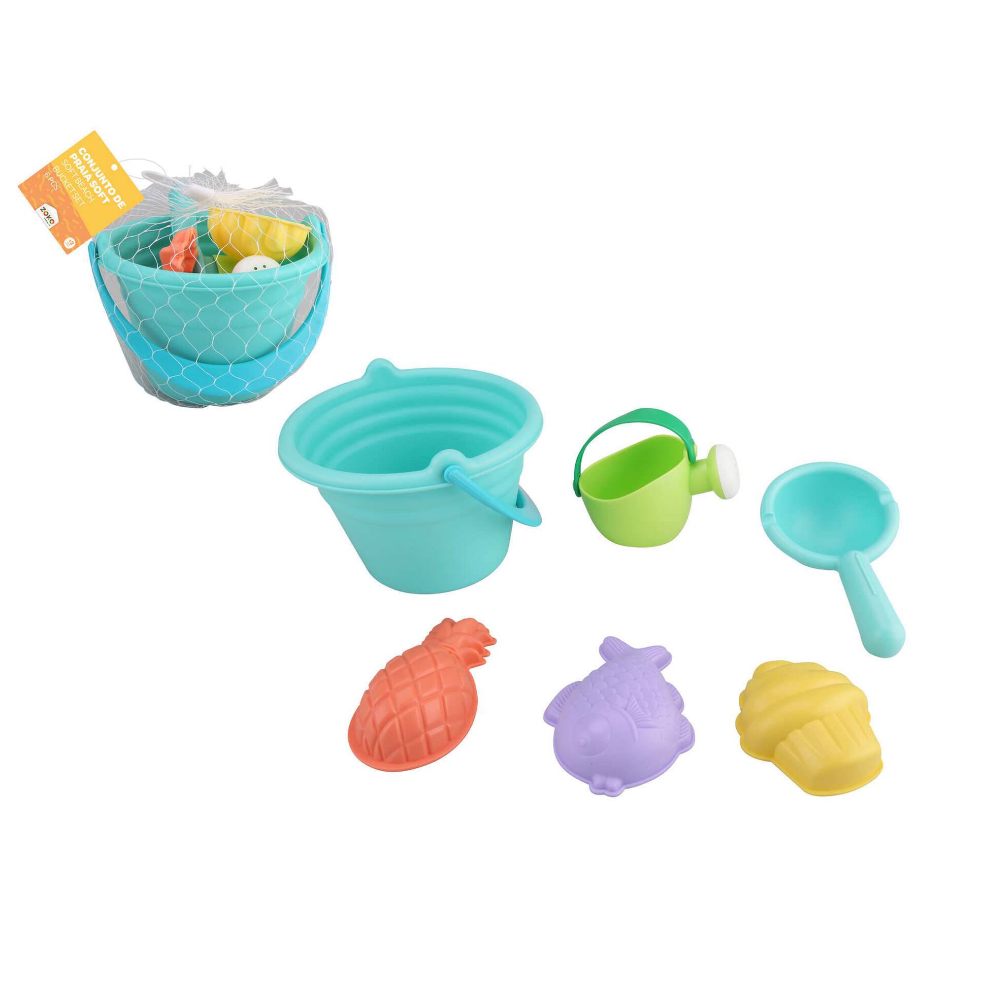 Conjunto Praia Soft - 6 Peças Conjunto Praia Soft - 6 Peças