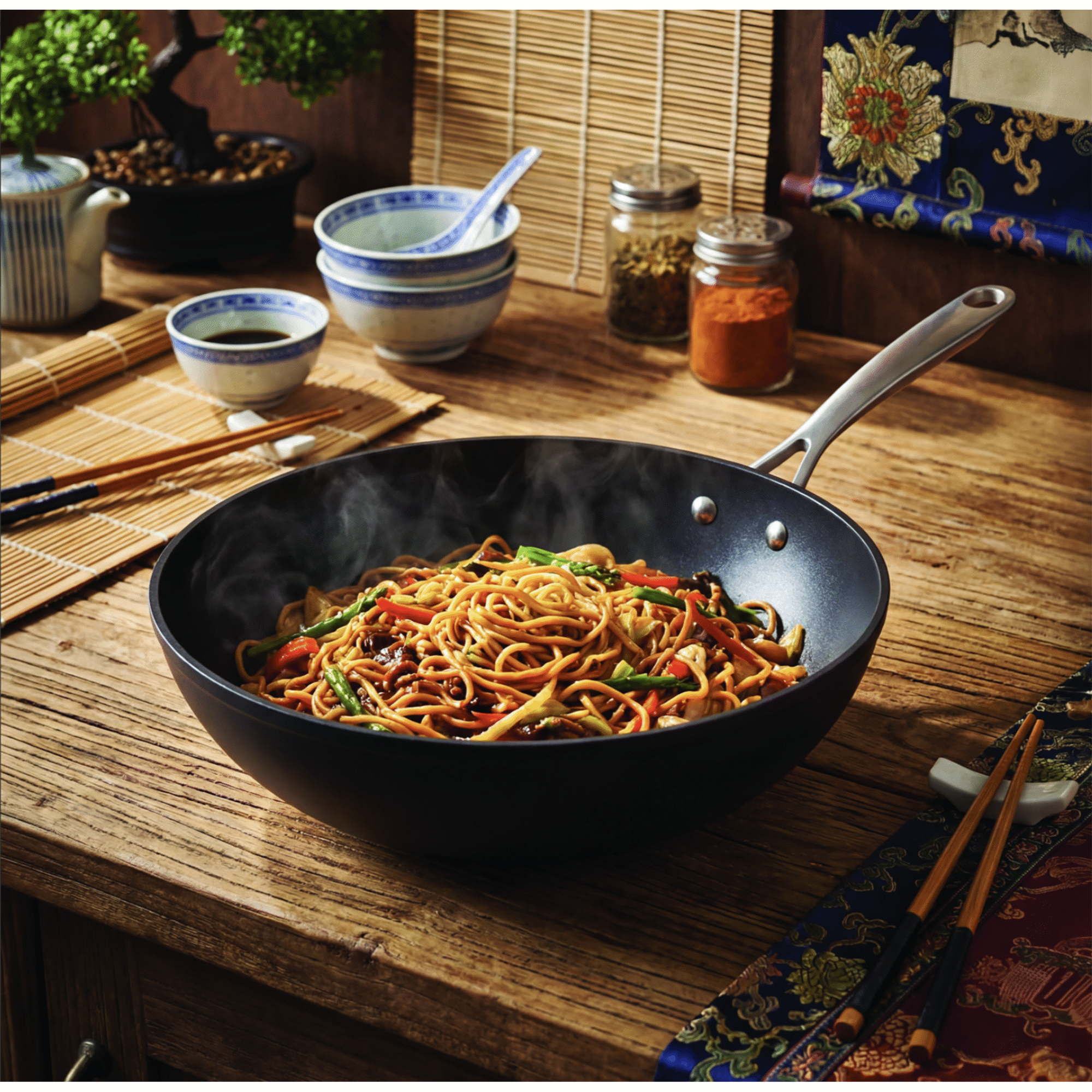 Wok 30cm Indu&ccedil;&atilde;o Total Kasa