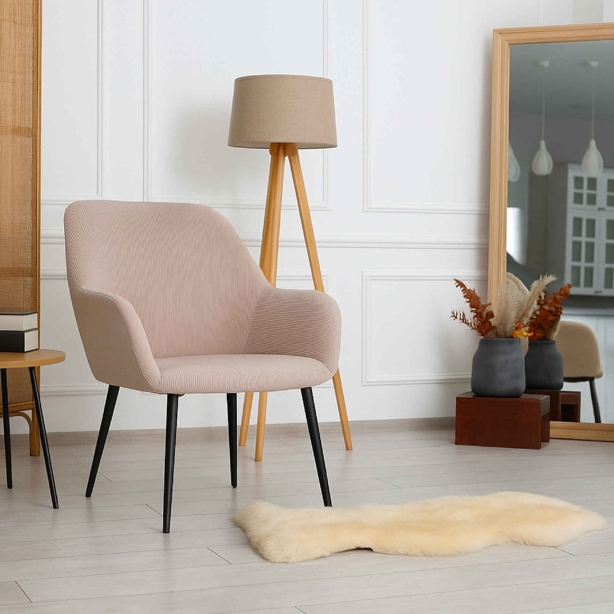 Poltrona Paris 61x55x84cm Taupe