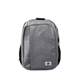 Mochila de Escritório Expansível Cinza