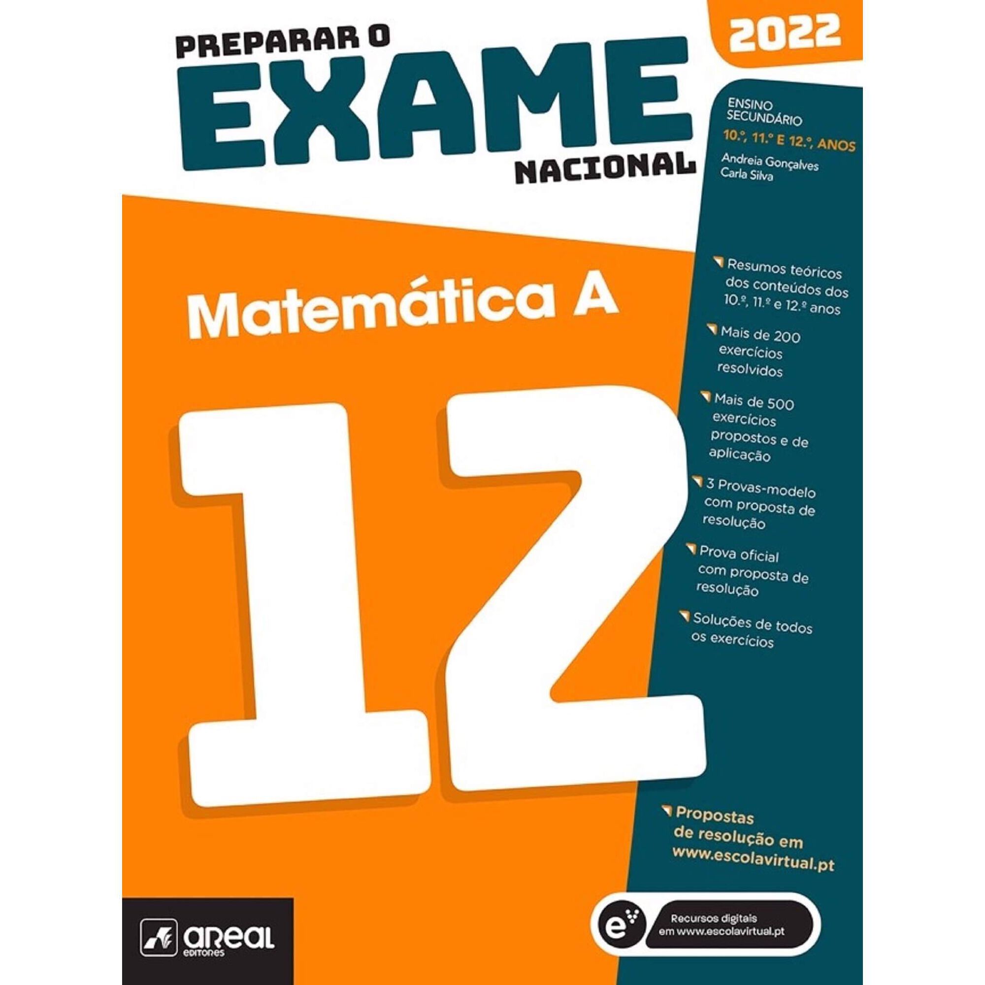 Preparar o Exame Nacional 2022 - Matemática A - 12º Ano Preparar o Exame Nacional 2022 - Matemática A - 12º Ano