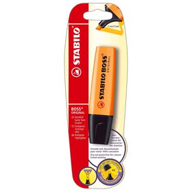 Sublinhador de Tinta Laranja Fluorescente