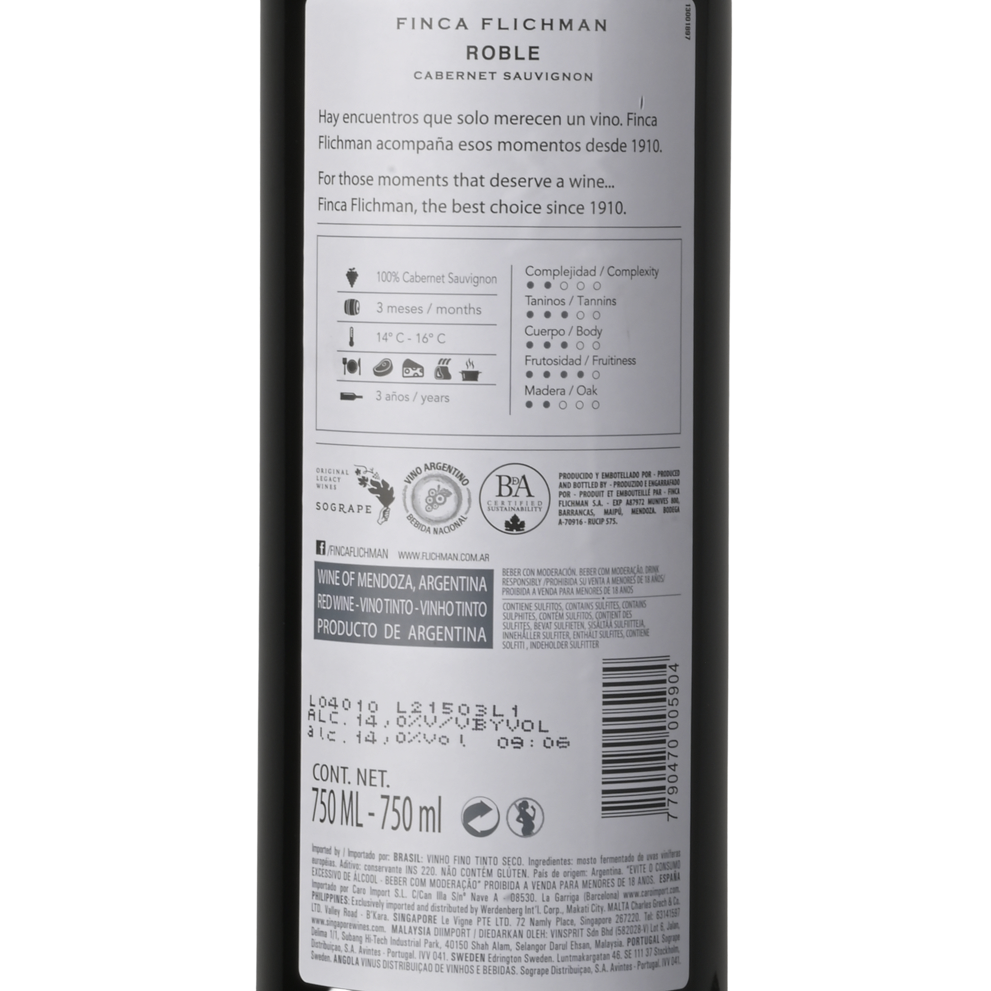 Finca Flichman Cabernet Sauvignon Vinho Tinto