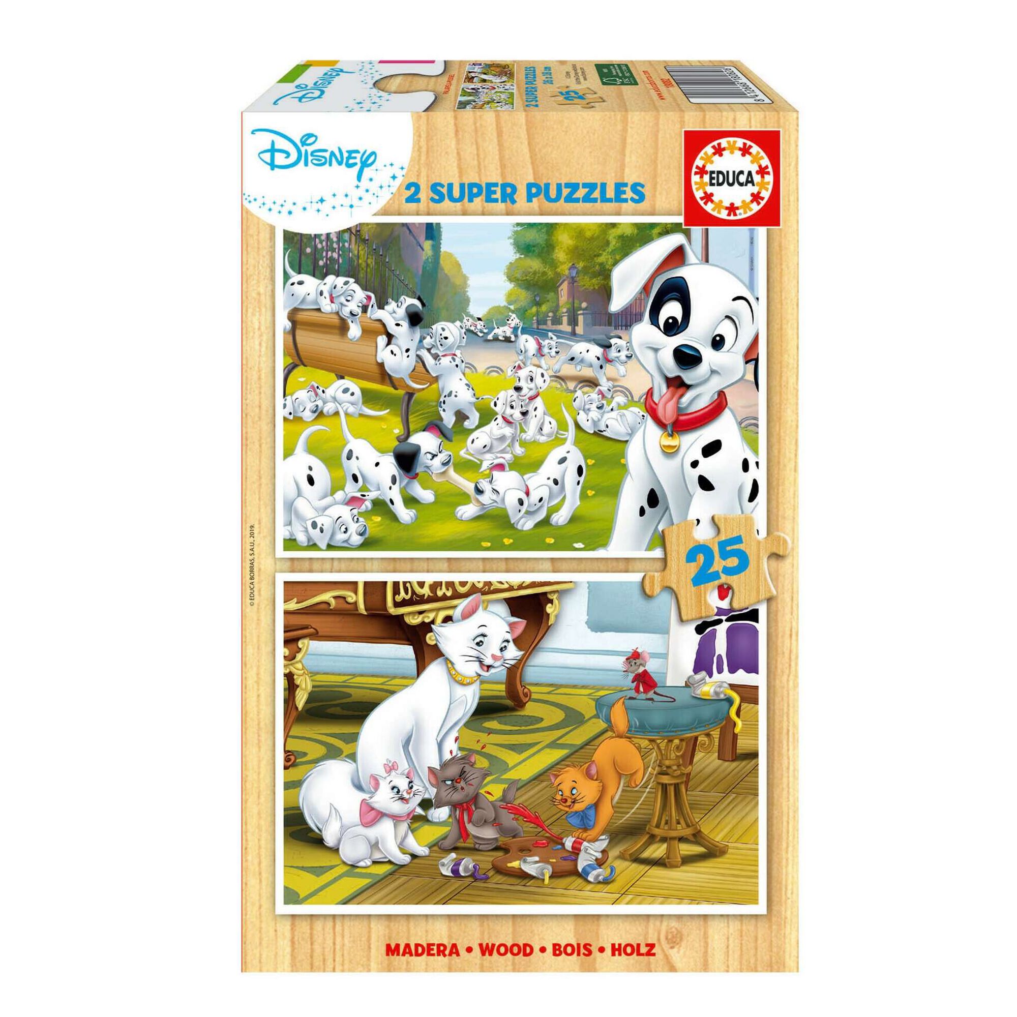 Puzzle de Madeira 16 a 50 Peças (vários modelos)