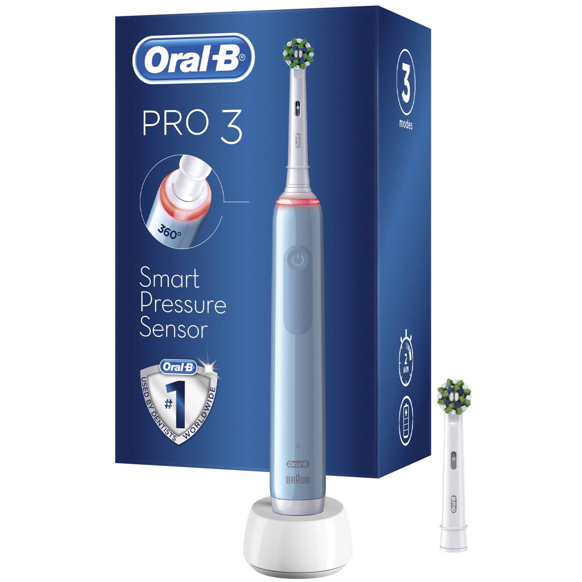 Escova de Dentes Elétrica Pro 3 Azul