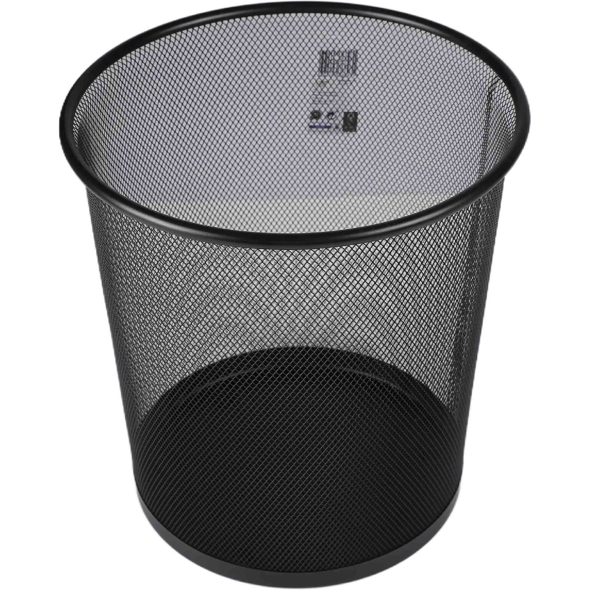 Cesto de Papéis Metal Preto