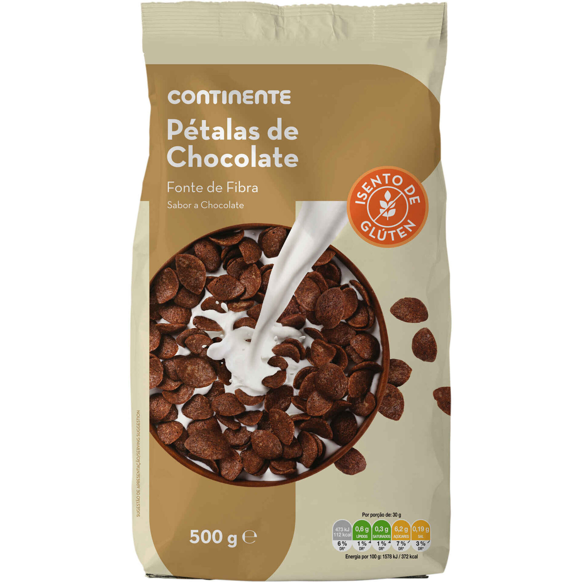 Cereais Pétalas de Chocolate sem Glúten