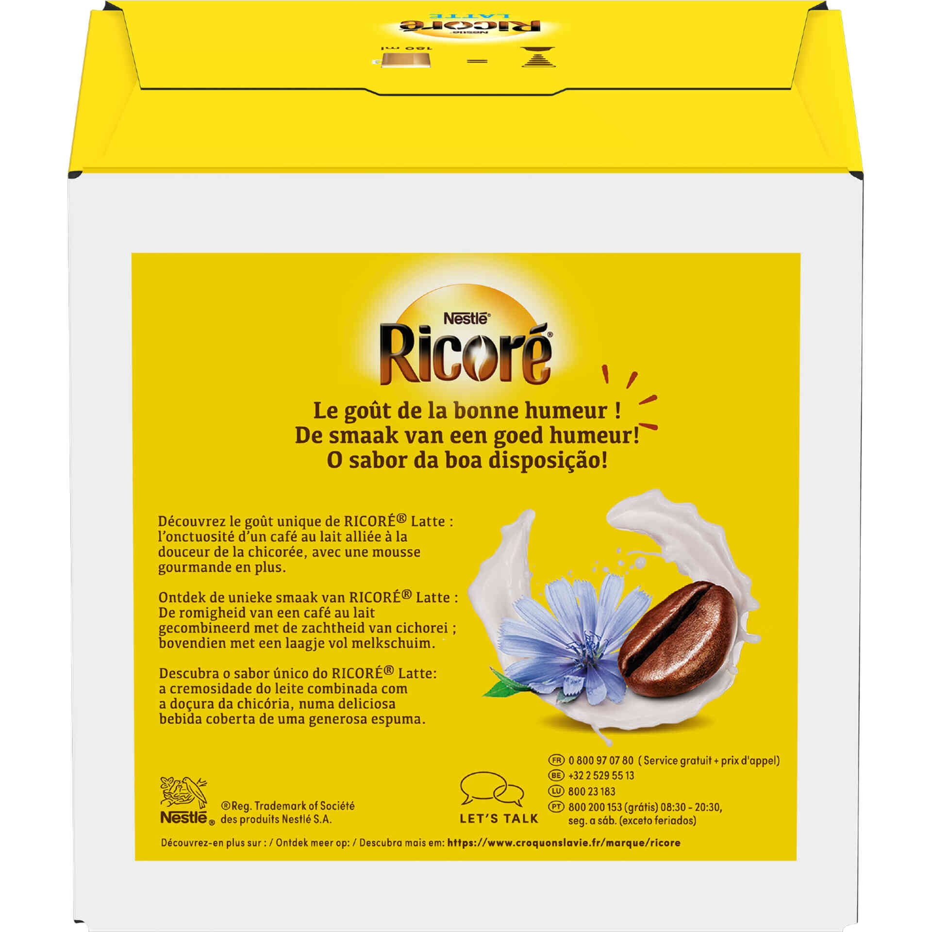 Capsulas de Cafe Ricore Latte Nescafe Dolce Gusto emb. 16 un Continente Online