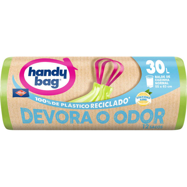 Sacos Lixo Devora o Odor 30 lt Handy Bag