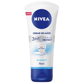 Creme de M&atilde;os Care&Protect Hidratante 3 em 1 Nivea