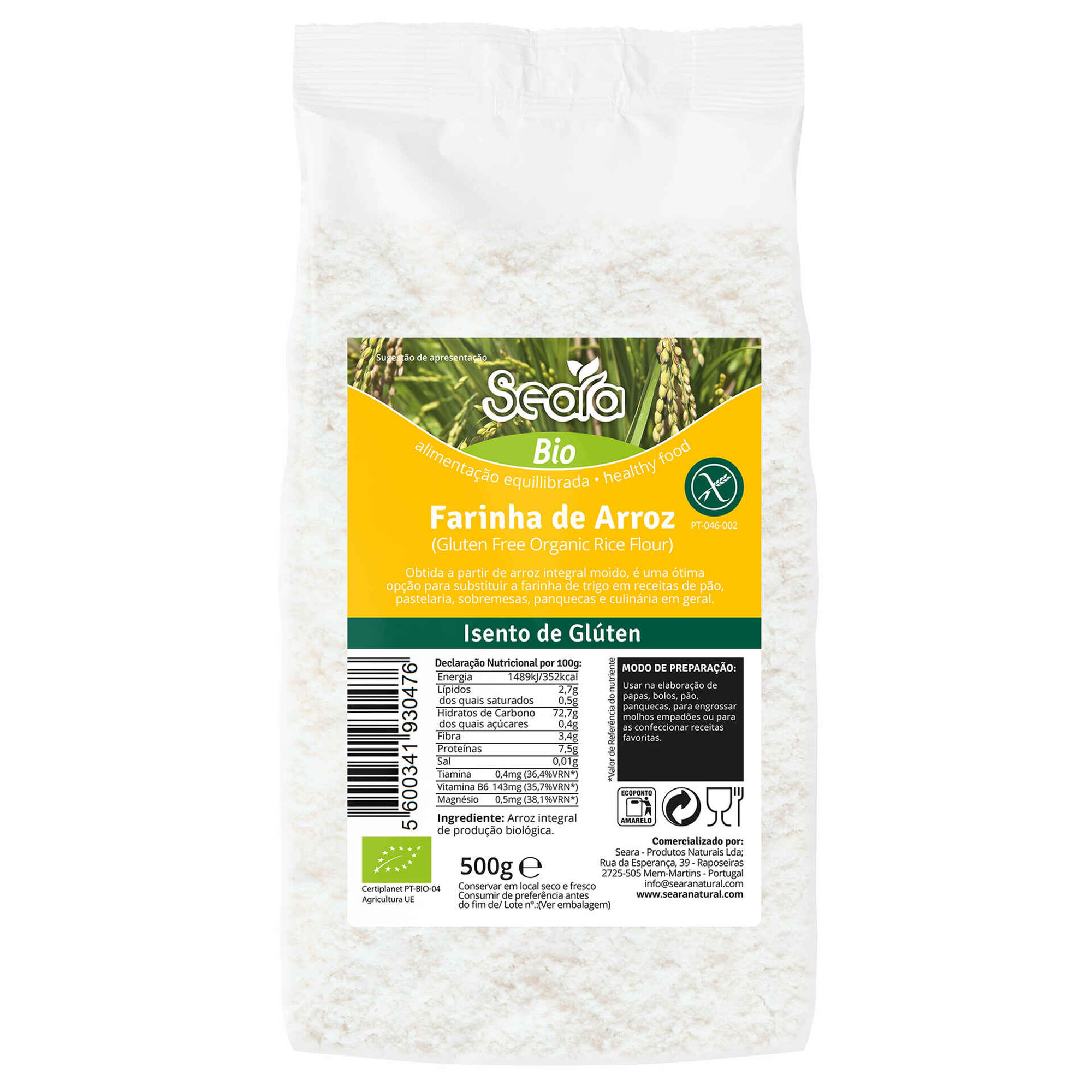 Farinha de Arroz Integral