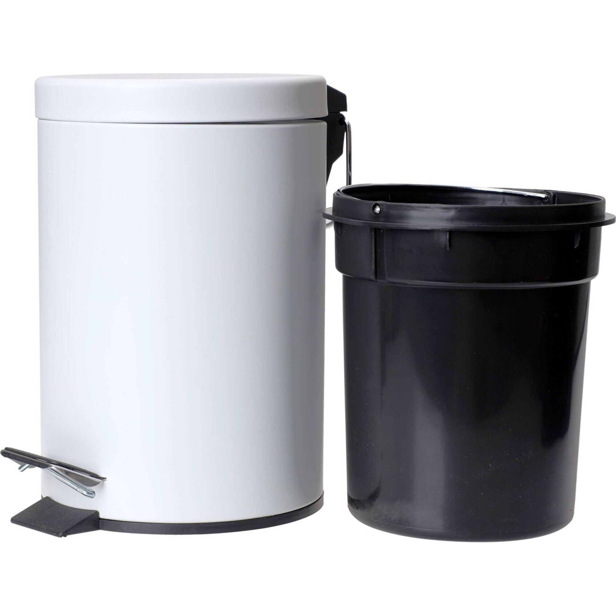 Balde WC Redondo 3L Branco Kasa