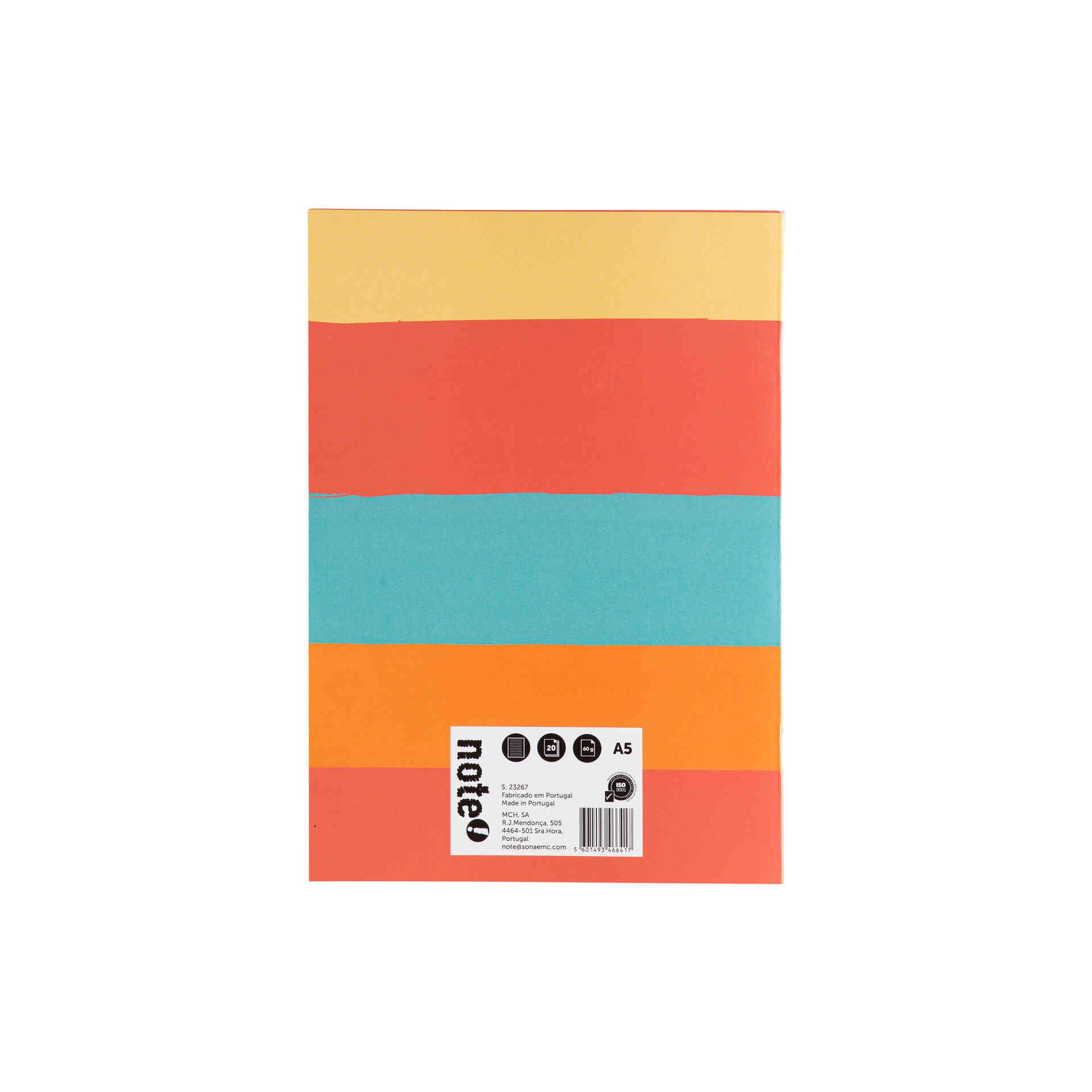 Caderno Agrafado 2 Linhas A5 Pautado