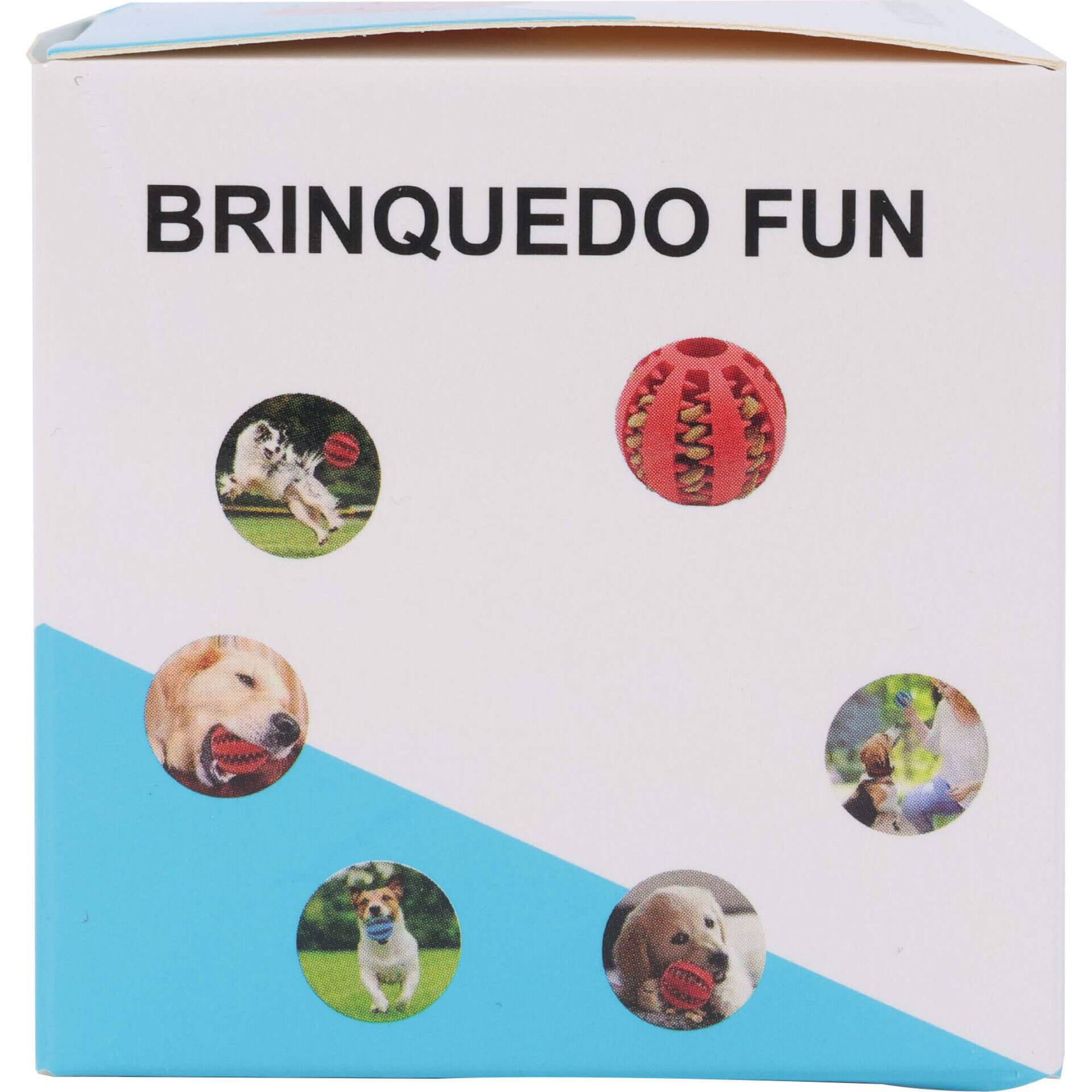 Brinquedo e Comedouro para C&atilde;o Fun Bazar&atilde;o